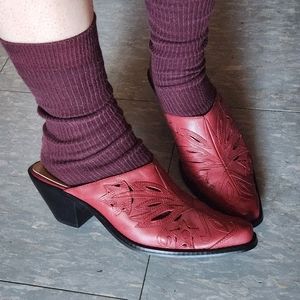 Coldwater Creek Mules With Heel